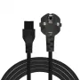 Maitinimo laidas Savio Strom IEC 60320 C5 CEE 7/7 3m juodas C5 jungtis C tipo