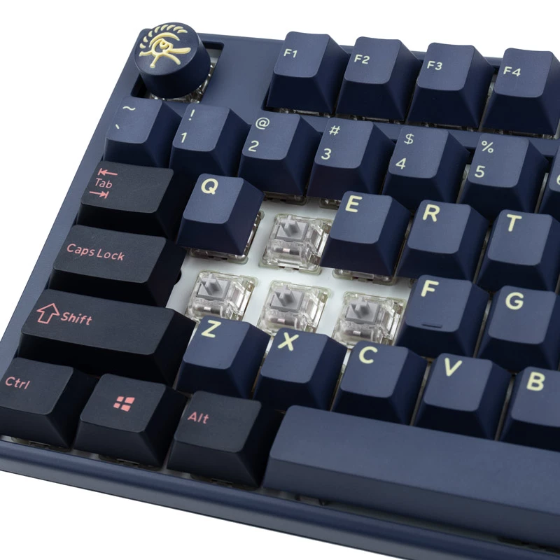 Ducky One 3 TKL klaviatūra žaidimams USB US English mėlyna