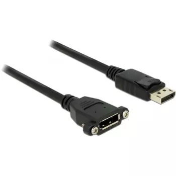 DisplayPort laidas DeLOCK 85114 1 m M-F juodas