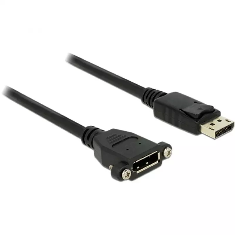 DisplayPort laidas DeLOCK 85114 1 m M-F juodas