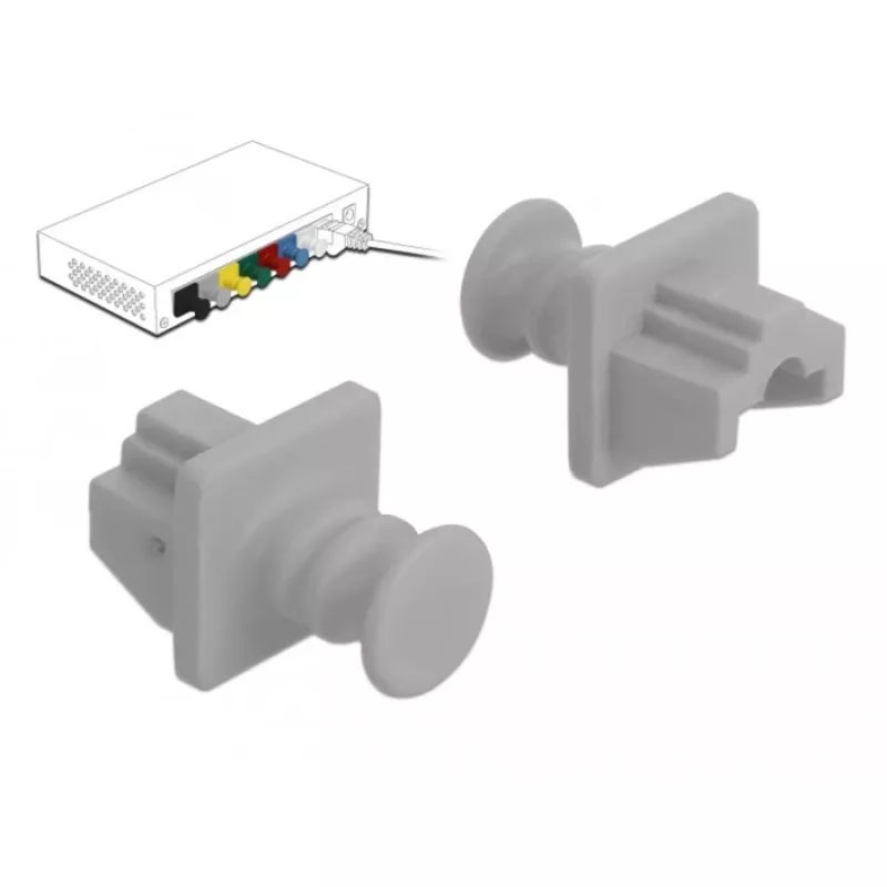Dulkių gaubteliai DeLOCK 86508 RJ-45 10 vnt.