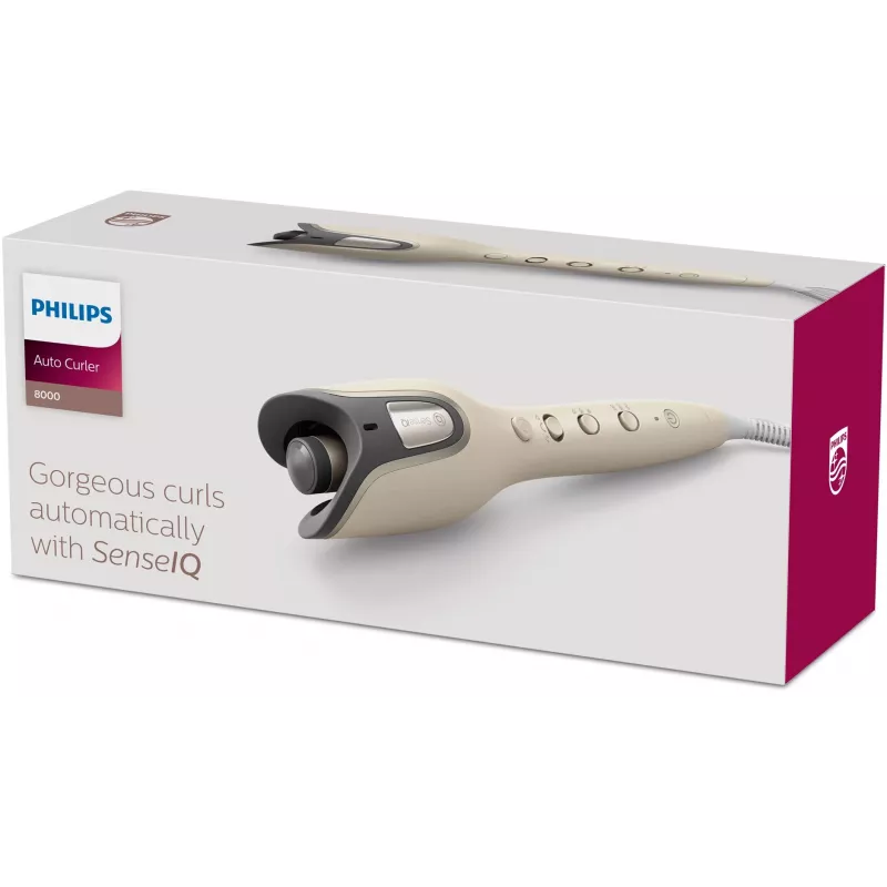 Philips 8000 series BHB887/00 plaukų formavimo įrankis garbanojimo žnyplės Šilta smėlio spalva 2 m