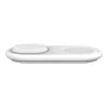 Belkin WIZ021VFWH – 2-in-1 belaidis įkrovimo kilimėlis su Qi2 technologija 15 W, baltas
