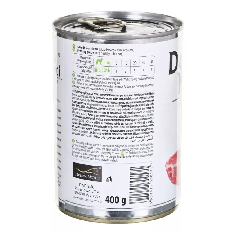 Dolina Noteci Premium Pure Lamb - šlapias šunų maistas - 400g