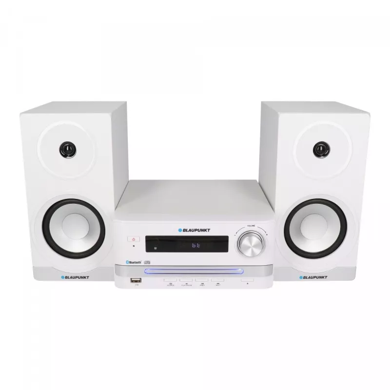 Namų garso mikro sistema BLAUPUNKT MS16BT 15 W, CD/USB/MP3, Bluetooth, FM RDS, balta