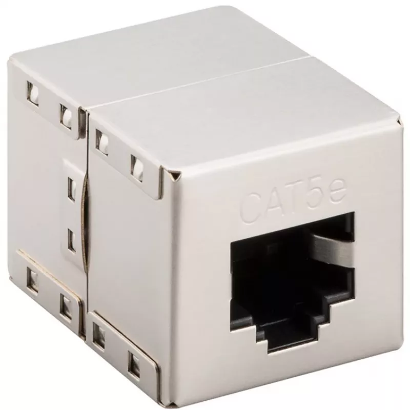 Wentronic Goobay CAT 5e RJ45 jungtis / mova – iki 100 MHz tinklams, ekranuota (15027)