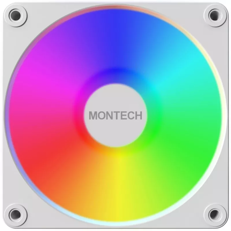 KORPUSO VENTILIATORIUS 120MM GF120R V2/ARGB PWM 3VNT. (BALTA) MONTECH