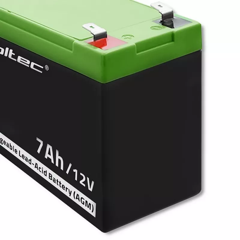 Qoltec 53076 AGM akumuliatorius | 12V | 7Ah | Apsaugos sistemos