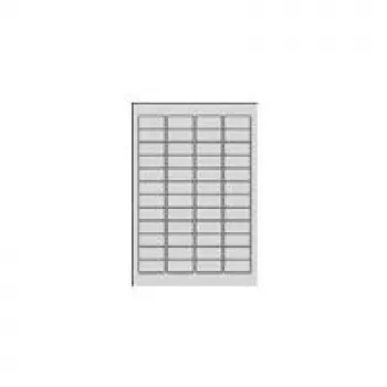 Avery Zweckform Avery - nuimami lipdukai - balta - 45,7 x 21,2 mm 1200 etiketės (-ių) (25 lapai x 48)