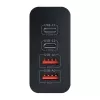 Tinklo įkroviklis BlitzWolf BW-S29 120W juodas — USB maitinimo adapteris, kelių prievadų greitas įkrovimas