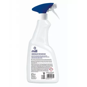 Riebalų valiklis Mill Clean 555 ml — „Mill“ riebalų valiklio 555ml purškalas riebalų dėmėms šalinti