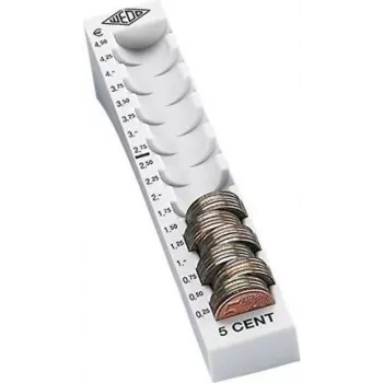 Skaičiavimo lenta WEDO 5 CENT šviesiai pilka 160 700537 – mokomasis abako stiliaus skaičiavimo įrenginys
