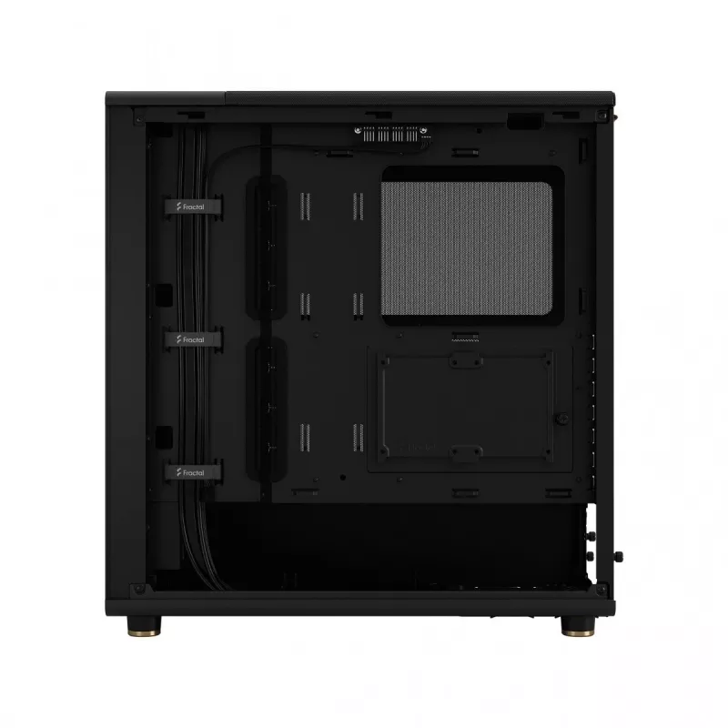 Fractal Design North Charcoal Juoda tinklinis vidutinio dydžio korpusas - juodas