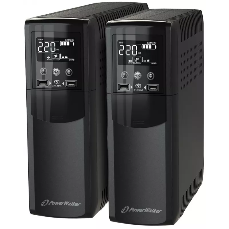 PowerWalker VI 800 CSW IEC nepertraukiamo maitinimo šaltinis (UPS) Line-Interactive 0,8 kVA 480 W 8 kintamosios srovės lizdų