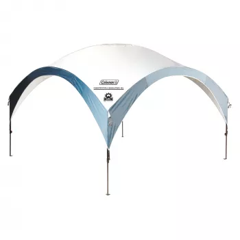 FastPitch Event Shelter XL, paviljonas sidabrinis/tamsiai mėlynas, 4,5 x 4,5 metro