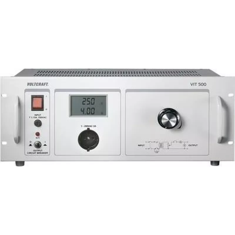 VOLTCRAFT VIT 500 laboratorinis izoliacinis transformatorius reguliuojamas 1–250 V/AC (VIT 500)