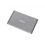 Išorinio HDD/SSD korpusas NATEC Rhino GO — 2,5 colio SATA, 9,5 mm, USB 3.0, aliuminis, pilkas, iki 4 TB