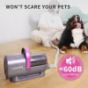 PETKIT DT5-EU dulkių siurblys ir plaukų kirpimo mašinėlė katėms ir šunims, juoda/purpurinė