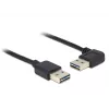 USB kabelis DeLOCK 85176 USB 2.0 0.5 m juodas