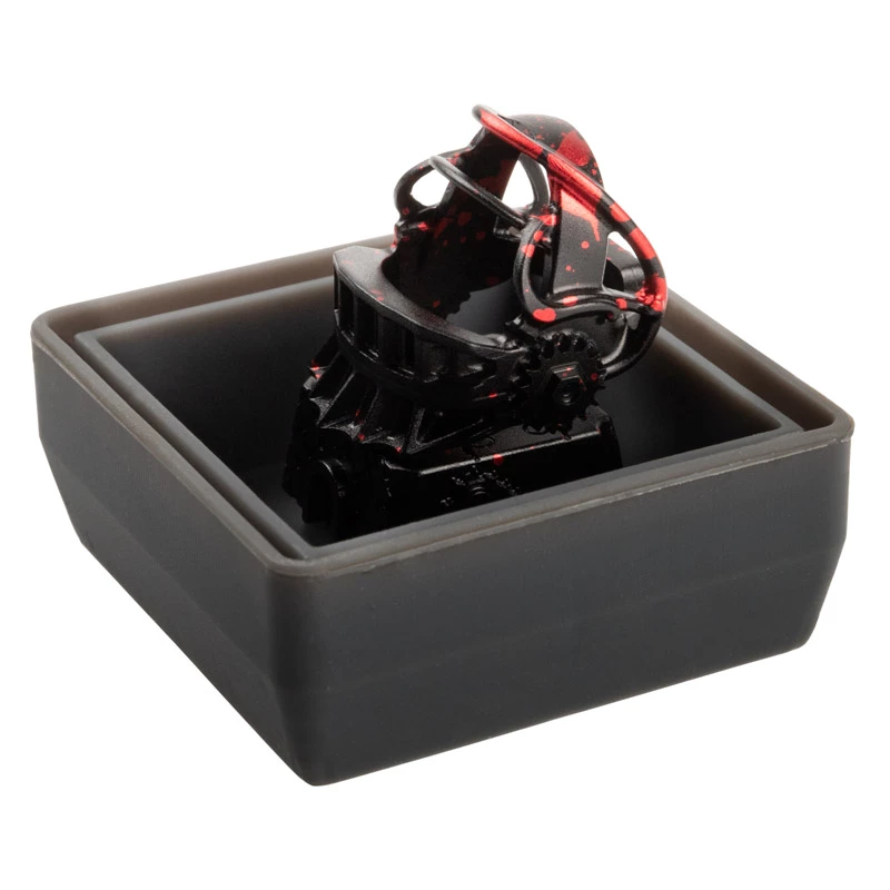 ZOMOPLUS Aluminium Keycap beflecktes Folterwerkzeug - juoda/Raudona