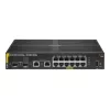 HPE Aruba Networking 6100 12G Class4 PoE 2G/2SFP+ 139W valdomas L3 gigabito eterneto (10/100/1000) maitinimas per eternetą (PoE) 1U juodas