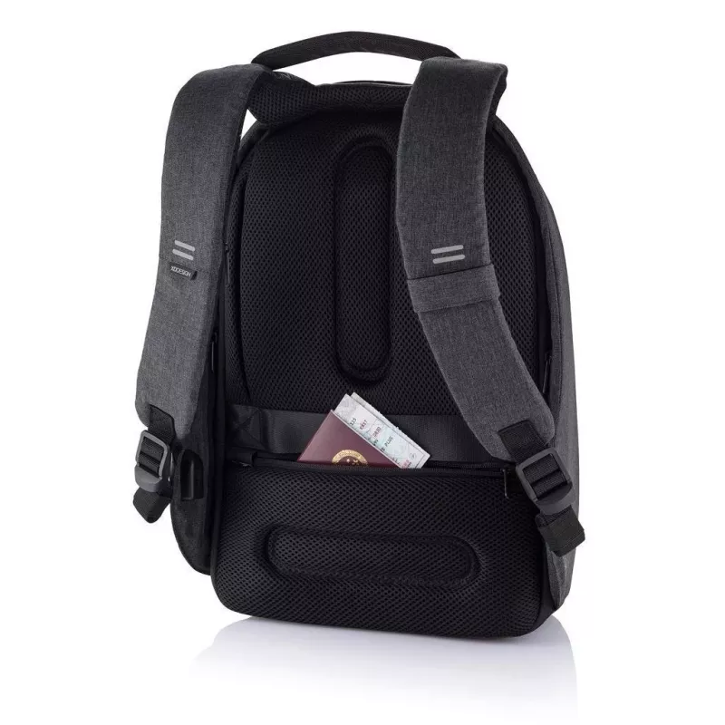 Kuprinė XDDESIGN P705.291 antracitinė — 18 l, nešiojamojo kompiuterio ir planšetės skyriai, užrakinamas pagrindinis slankiklis