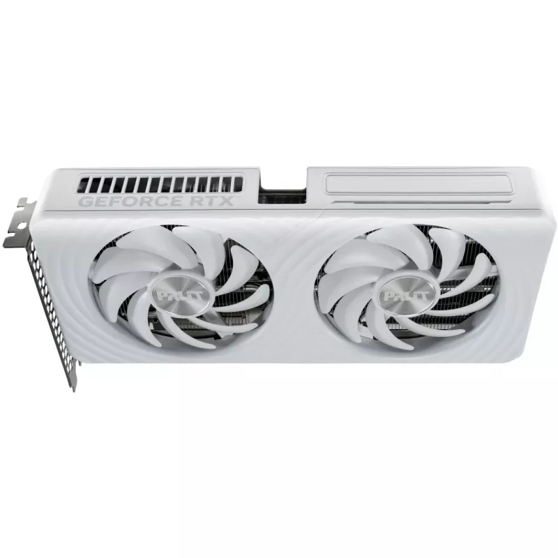 Vaizdo plokštė Palit GeForce RTX 5060 Ti White OC — GeForce RTX 5060 Ti, 16 GB GDDR7, 128 bitų, PCIe 5.0, 2407 MHz