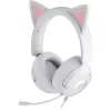 Ausinės Razer Kraken Kitty V3 X — žaidimų ausinės su RGB apšvietimu, lengvu dizainu, įmontuotu mikrofonu
