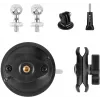 PULUZ Magic Arm Tripod Laikiklis su Siurbimo Taurele (Juodas)