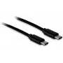 USB laidas Inter-Tech 88885462 1 m USB C juodas