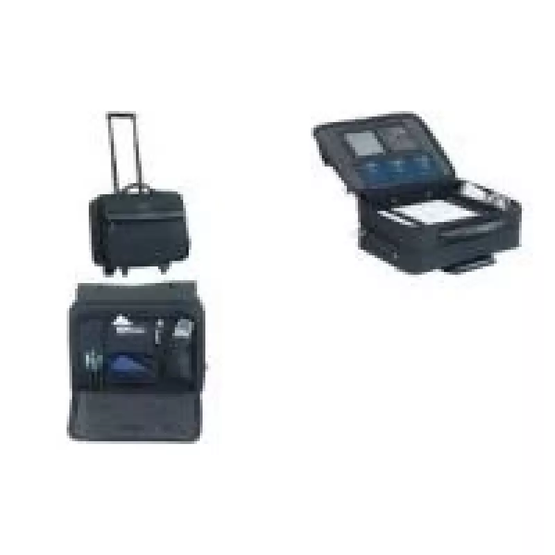 Lagaminas su ratukais LIGHTPAK Jüscha 92702 unisex, priekinė kišenė, visų sezonų, juodas