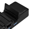 USB 3.1 Gen 1 stalinis šakotuvas SidabrinėSTONE SST-UC03B-PRO — 7 USB prievadai