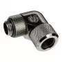 Adapter 90° BitsPower Advanced Multi-Link G1/4 colio AG prie 12 mm OD kieto vamzdelio, pasukamas