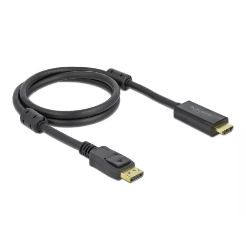 Laidas DeLOCK aktyvus DisplayPort 1.2 į HDMI 4K 60 Hz 1 m