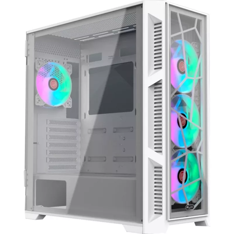 Kompiuterio korpusas RAIJINTEK PONOS ULTRA WHITE TG4 tower korpusas baltas