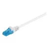 Goobay CAT 6a U/UTP CU 1m Baltas