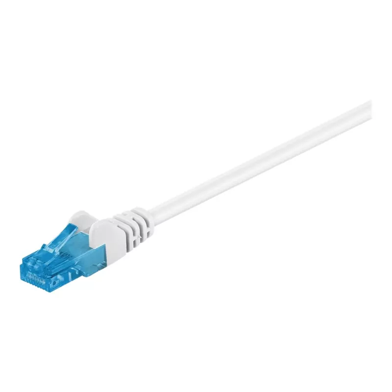 Goobay CAT 6a U/UTP CU 1m Baltas