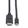 Mini DisplayPort laidas VALUE Mini DP-HDTV M/M 2 m