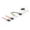 DeLOCK 5,25 mobilus dėklas 1 x 2,5 + 1 x 3,5 SATA HDD + 2 x USB3.0 prievadams - mobilus atminties dėklas - 6,4 cm, 8,9 cm (2.5, 8,90cm (3.5)) (47209)