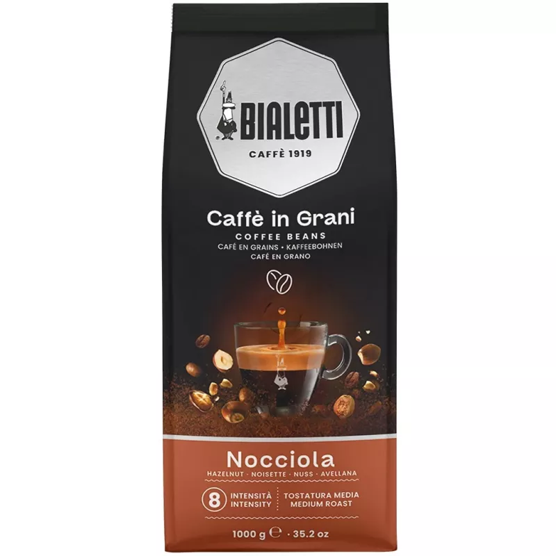 Bialetti Esperto Grani lazdynų riešutų kavos pupelės 1 kg