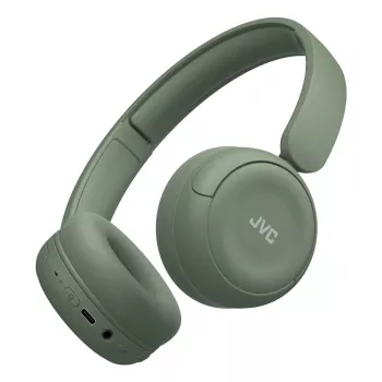 JVC HA-S59W ausinės su mikrofonu, laidinės ir belaidės, ant galvos, muzikai / kasdienai, USB Type-C, Bluetooth, žalia