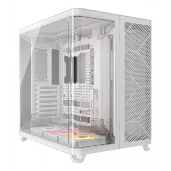PC korpusas Corsair AIR 5400 RS-R ARGB Midi Tower baltas