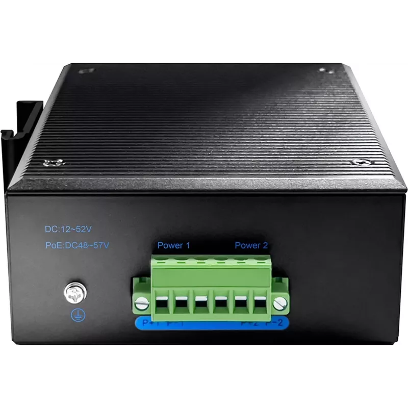 Cudy 8 prievadų 10/100M pramoninis PoE komutatorius Nevaldomas Gigabit Ethernet (10/100/1000) Maitinimas per Ethernet (PoE) Juodas