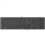 Klaviatūra SPEEDLINK SL-640010-BK USB vokiška juoda viso dydžio 110 klavišų