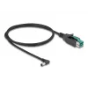 DeLOCK PoweredUSB laidas, USB kištukas 12 V į DC 5,5 x 2,5 mm kištuką kampuotas, 1 m