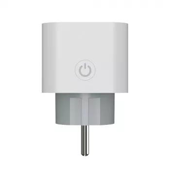 Išmanusis lizdas SAVIO AS-01 16A Wi‑Fi 2.4 GHz, E/F tipo kištukas, 220–240 V, 3680 W, baltas