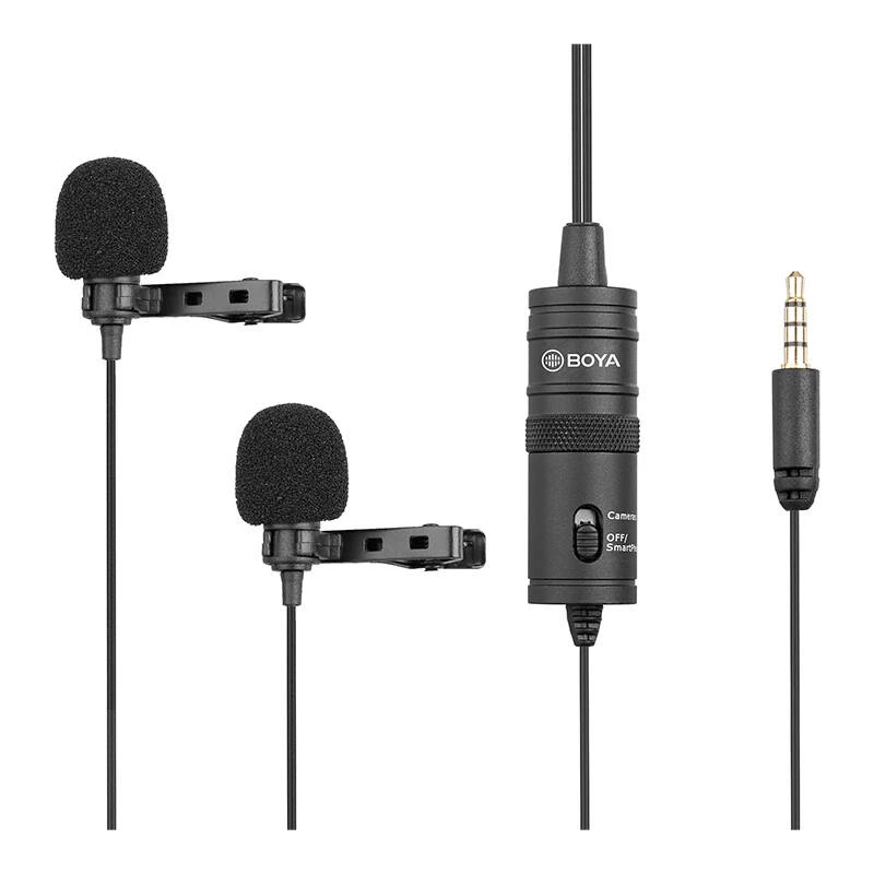 Boya BY-M1DM lavalier mikrofonas