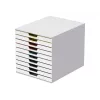 Byloms skirtas sandėliavimo dėžutė Durable VARICOLOR Mix 10 plastikinė Daugiaspalvė Balta 763027