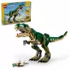 Konstruktorius LEGO Creator 3-in-1 T.Rex statomas modelio rinkinys, 626 vnt., 150 mm aukštis, amžius 9+