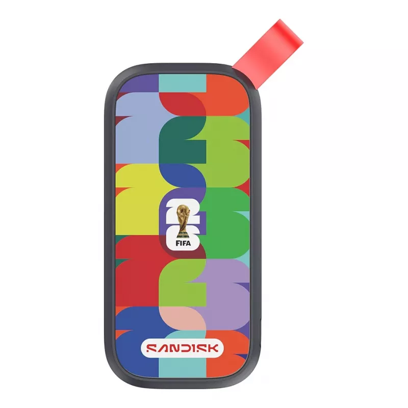 SanDisk - FIFA World Cup 2026 Edition - SSD - 1 TB - išorinis (nešiojamasis) - USB 3.2 Gen 2 (USB-C jungtis) (SDSSDE30F-1T00-G25)
